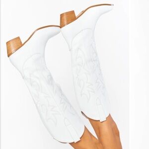 White cowgirl boots
